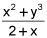 Evaluate the following expression when x = 4 and y = 5: 3.8 14.83 19.58 23.5-example-1