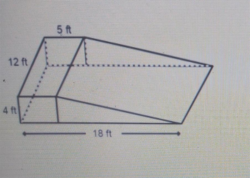 a diagram of a wheelchair ramp made of concrete is shown below how much concrete was-example-1