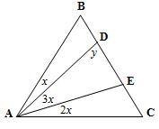 Sat prep find y in equilateral triangle ABC. a. 90 b. 70 c. 60 d. 40-example-1