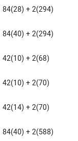 Find the correct plugged-in formula for each figure.-example-1