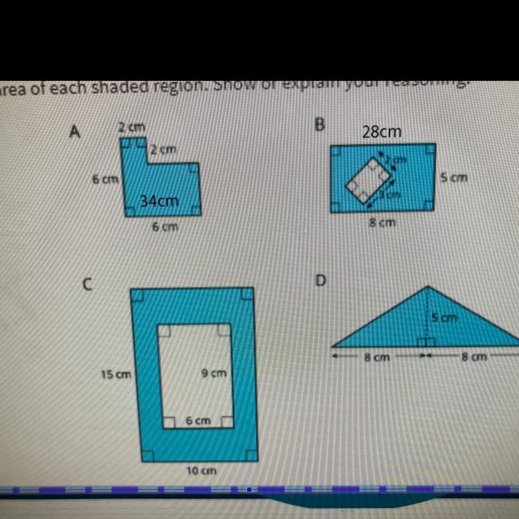 Find the area of each shaded region please help i just need help with C and D-example-1