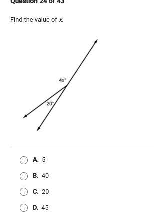 Find the value of X:)-example-1