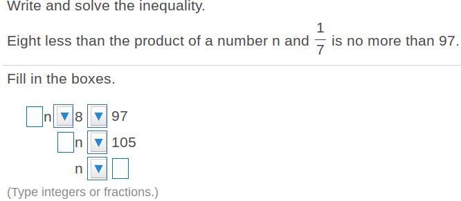 Write and solve the inequality.-example-1