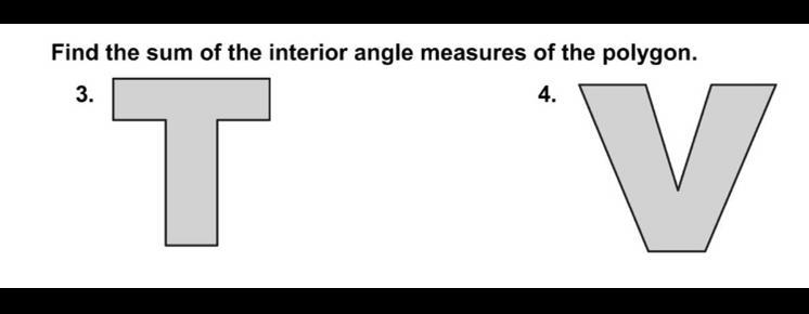 Can someone please help me find the sum of each interior angle measure of the polygon-example-1