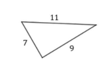 Using the Converse of the Pythagorean Theorem, determine if the triangle below is-example-1