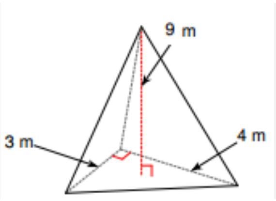 Find the Volume A.108 B.54 C.18 D.36-example-1