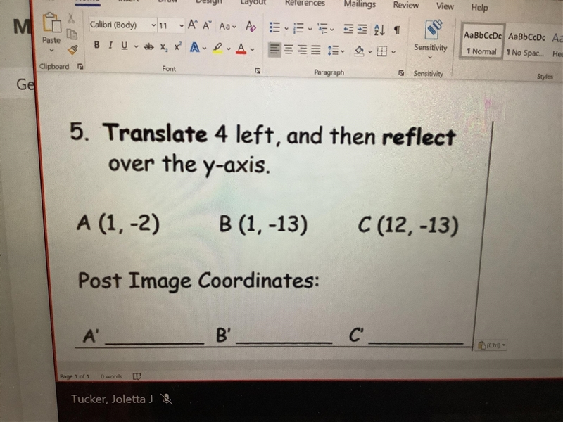 Translate 4 left and then reflect over the y axis Please hurry-example-1