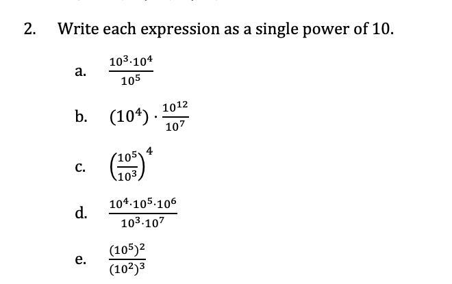 Find the single power of 10 for these equation-example-1