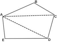 Calculate the area of the figure below using the following information: Area of triangle-example-1