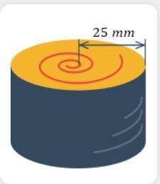 19. What is the length of the strip of seaweed around the outside of the sushi? Give-example-1