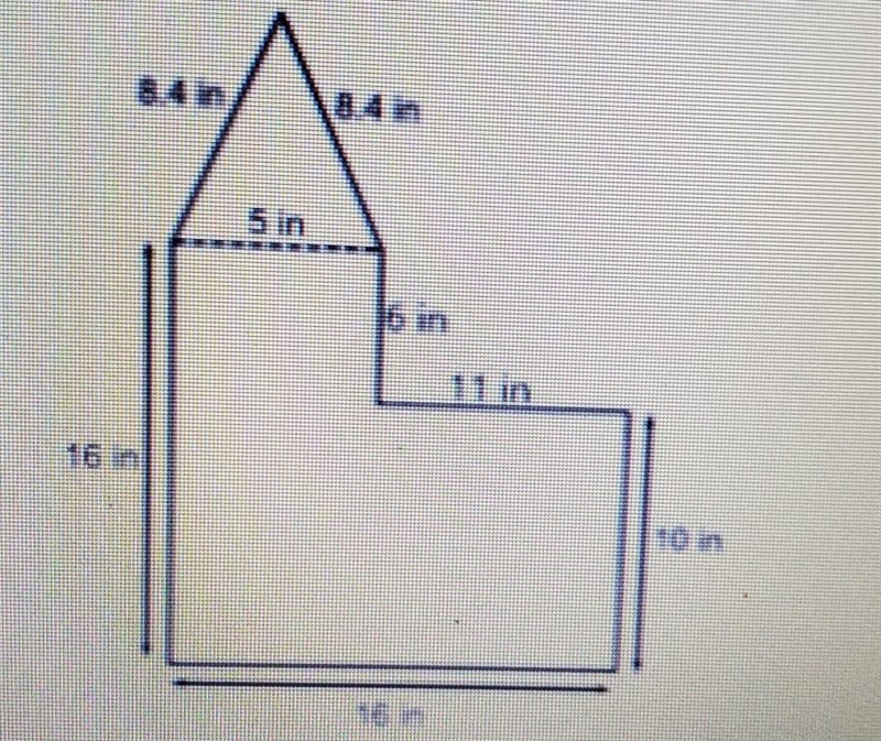 1. What is the perimeter of the composite figure below? do it step by step-example-1