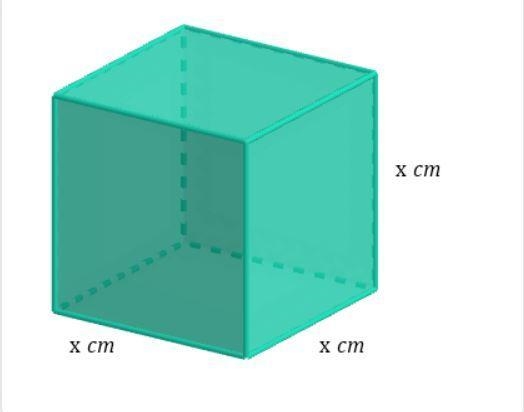 34. Express the surface area of a cube as a sum of the areas of each face. Surface-example-1