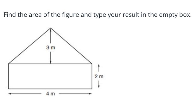 Find the area of the figure and type your result in the empty box.-example-1