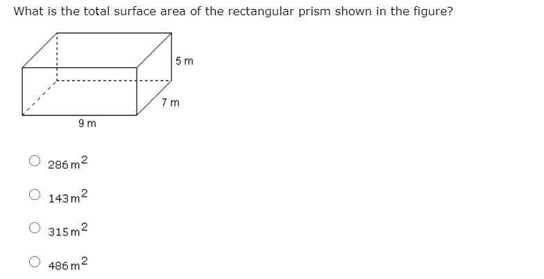 What is the total surface area of the rectangular prism shown in the figure?-example-1