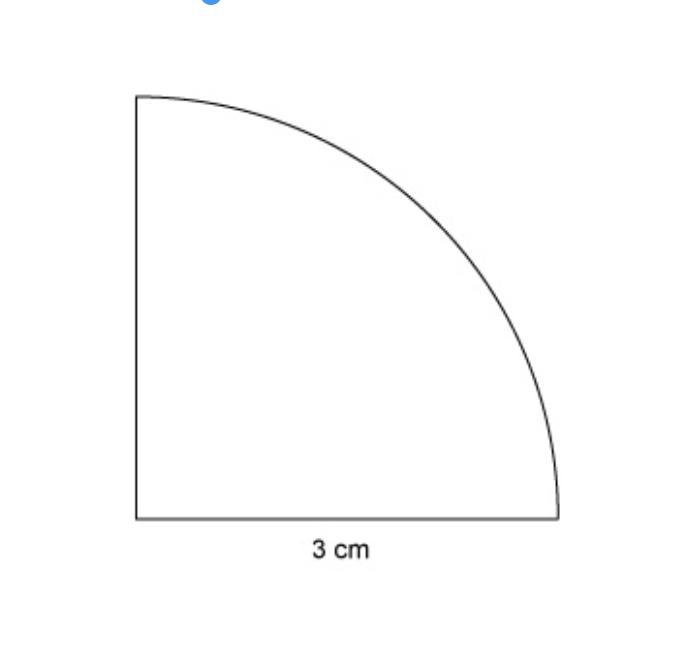 PLS HELP! ASAP! This figure is 14 of a circle. What is the best approximation for-example-1