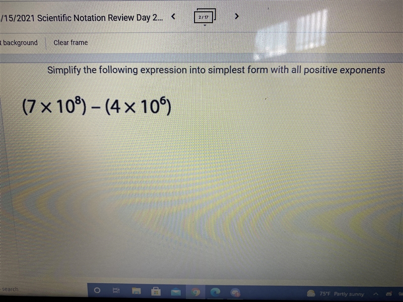 Simplify the following expression into simplest form with all positive exponents-example-1