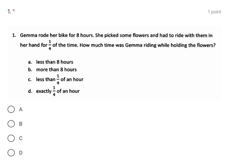 Gemma rode her bike for 8 hours. She picked some flowers and had to ride with them-example-1