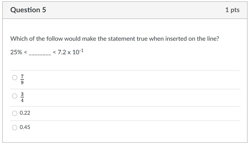 Which of the follow would make the statement true when inserted on the line?-example-1