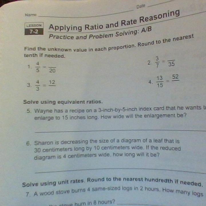 Applying Ratio and Rate Reasoning. No links, please or I will have to report you. Just-example-1