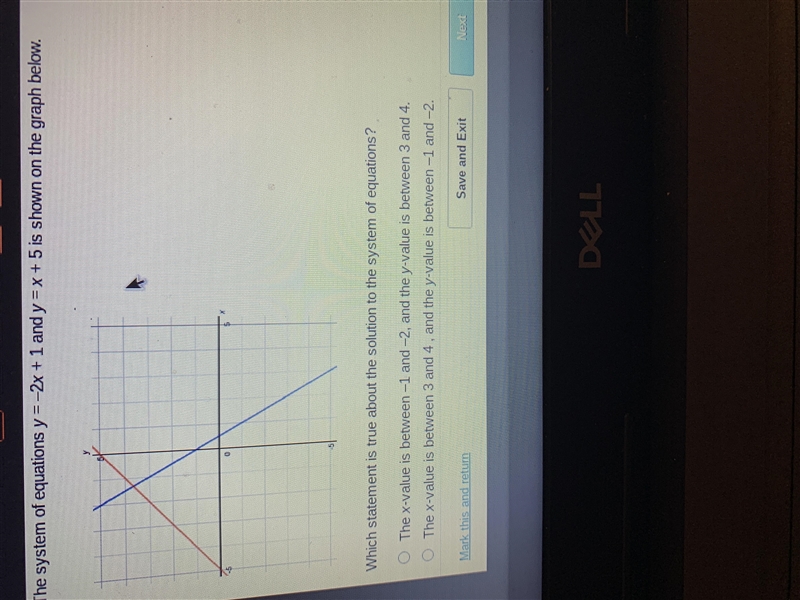 PLEASE HELPPPPP!!! C: the x-value is between one and two and the Y value is between-example-1