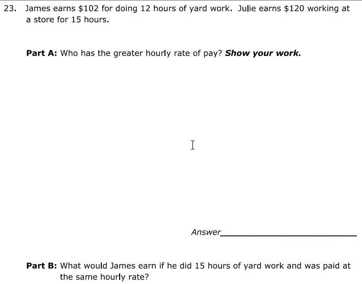 I need help on part b please. part a is james i already know that.-example-1