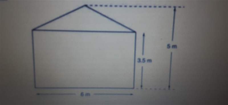 What is the area of the figure shown?-example-1