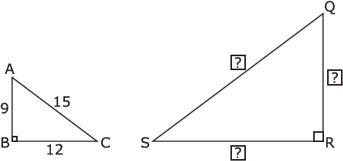 Plz i need this done by the day Sam drew triangle ABC, then applied a scale factor-example-1