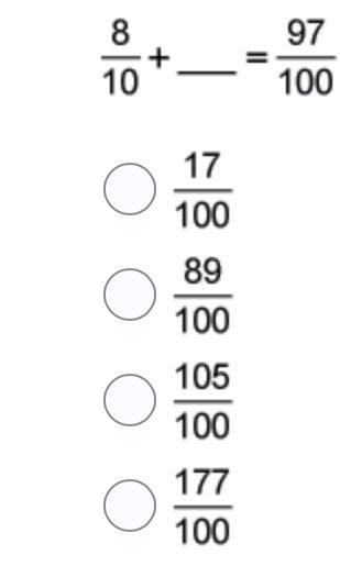 What is the unknown fraction?-example-1