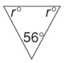 The shortest side in the triangle in Exercise 3 is opposite the angle(s). (number-example-1