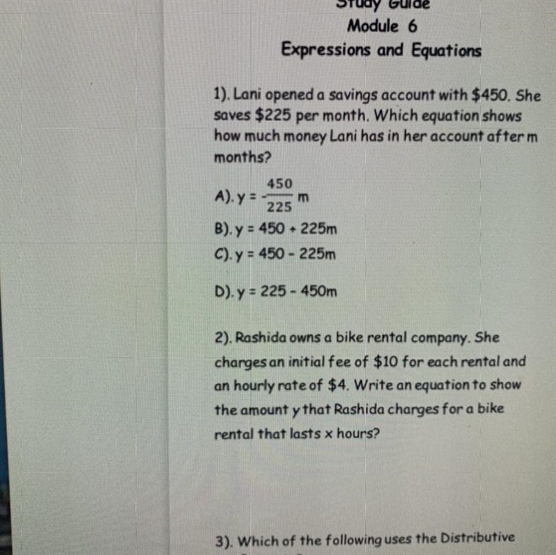 Please help answer number 1 and write down how you did it-example-1