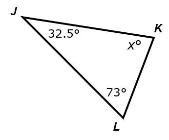 What is the measure of angle K in degrees?-example-1