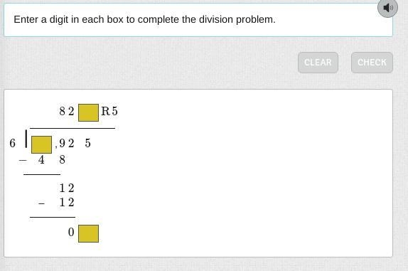 Enter a digit in each box to complete the division problem.-example-1