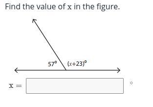 Find the value of x in the figure.-example-1