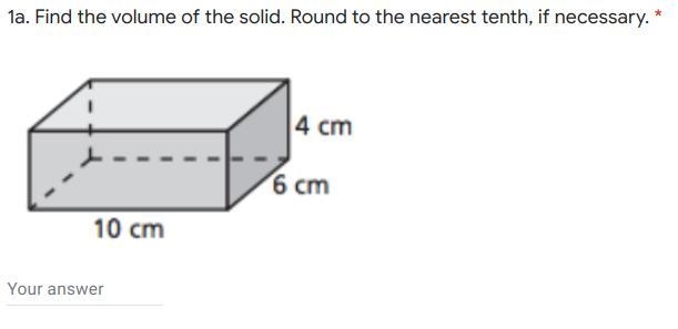 Find the volume of the solid. Round to the nearest tenth, if necessary.-example-1