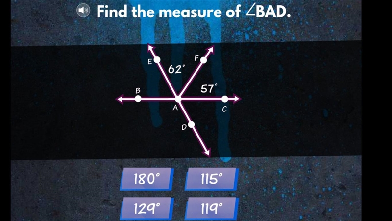 Find the measure of BAD.-example-1