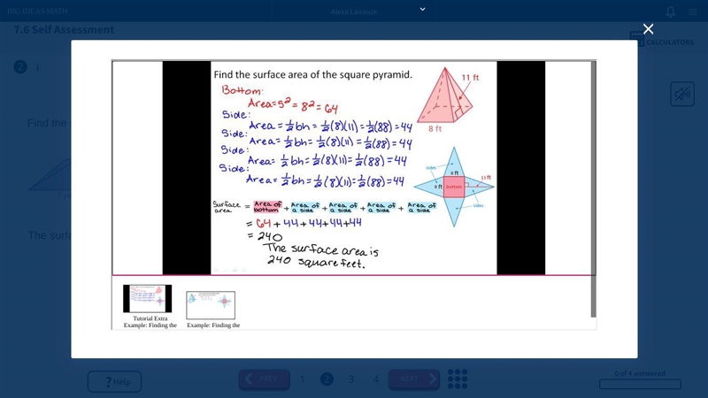 The second image is an example to help you solve this problem on the first image-example-2