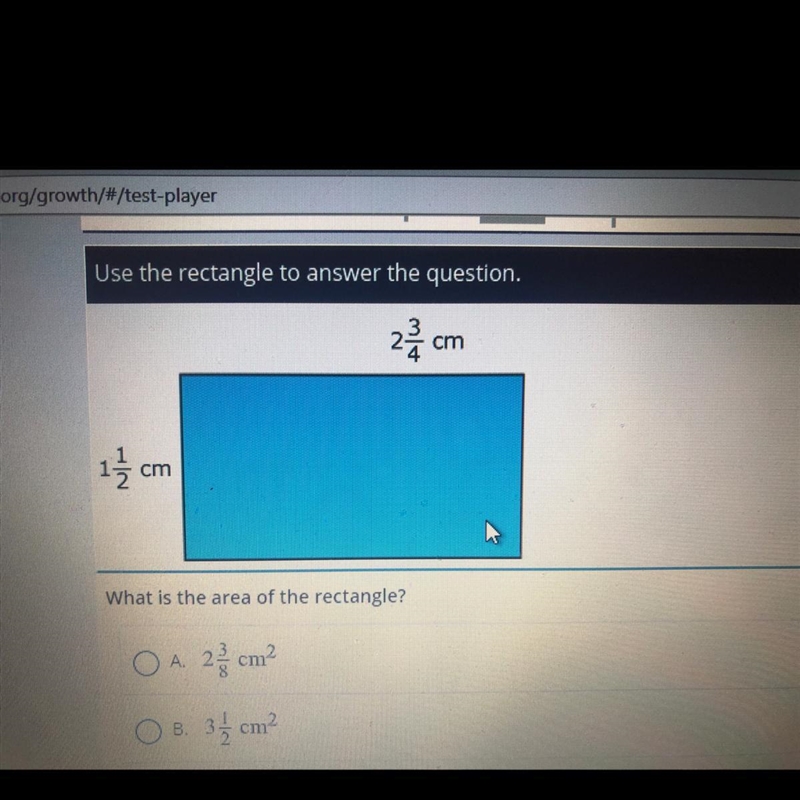 What is the area of the rectangle?-example-1