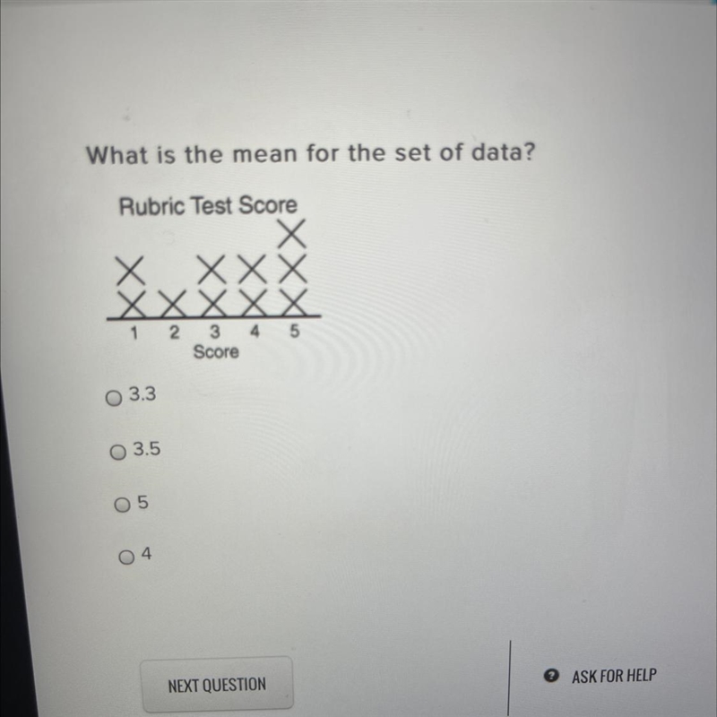 What is the mean for the set of data?-example-1