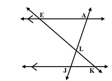 What is the name of the special angle pair relationship between angle ∠ E A L and-example-1