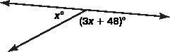 Find the value of x. 4.-example-1