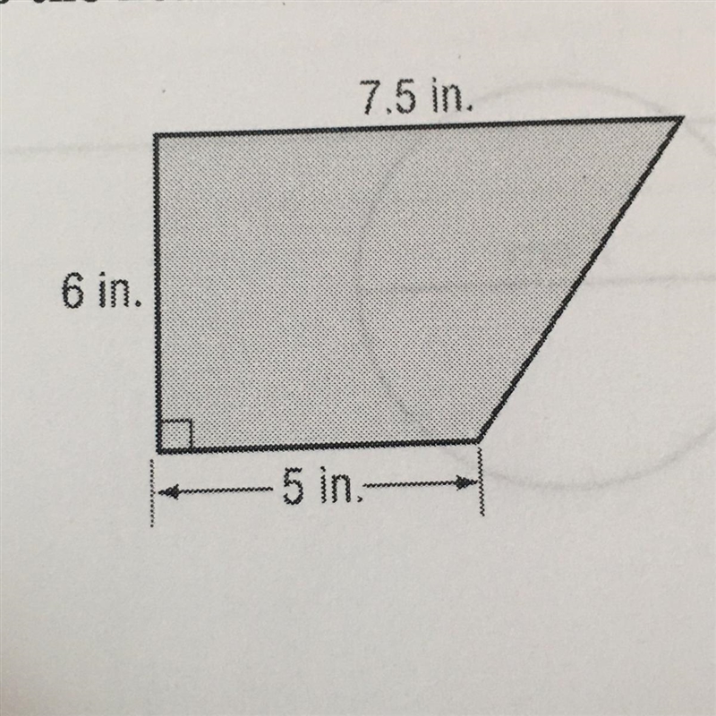 Find the area of the figure in the image attached. Round to the nearest tenth if necessary-example-1