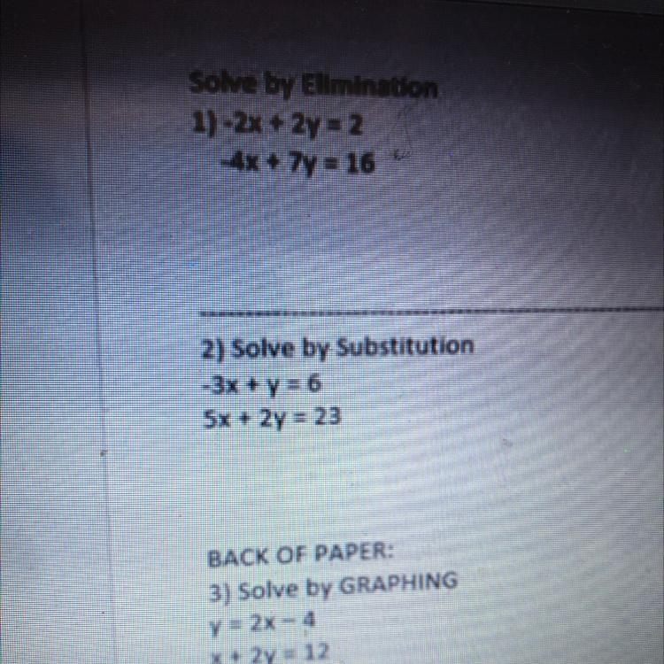 Solve by Elimination-example-1