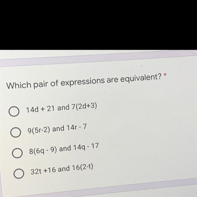 Which pair of expressions are equivalent?-example-1