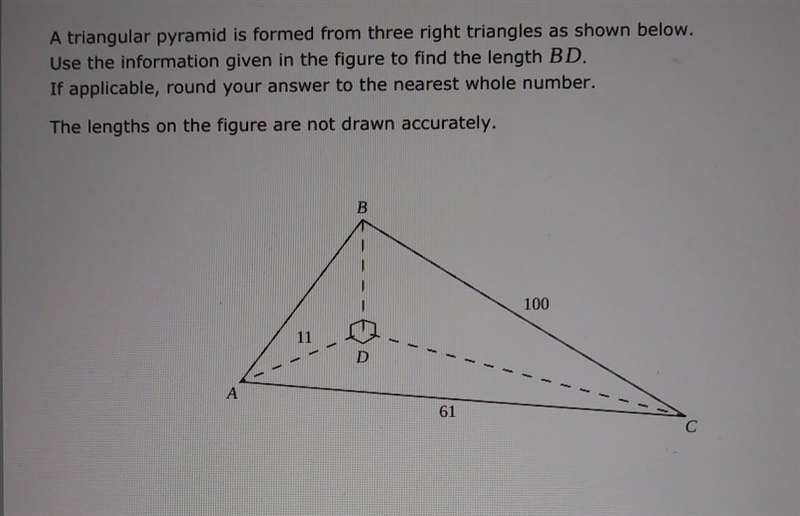 HELP PLS ! A triangular pyramid is formed from three right triangles as shown below-example-1