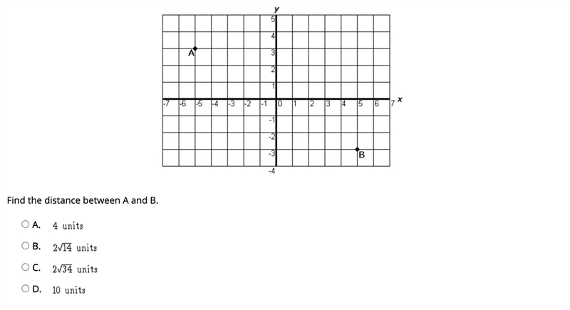 Find the distance between A and B.-example-1