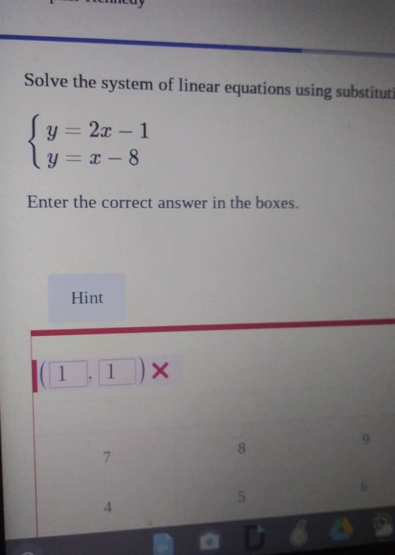 I need help with substitution​-example-1