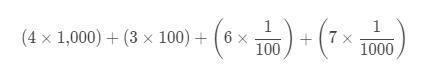 Represent the expression as a decimal number.-example-1