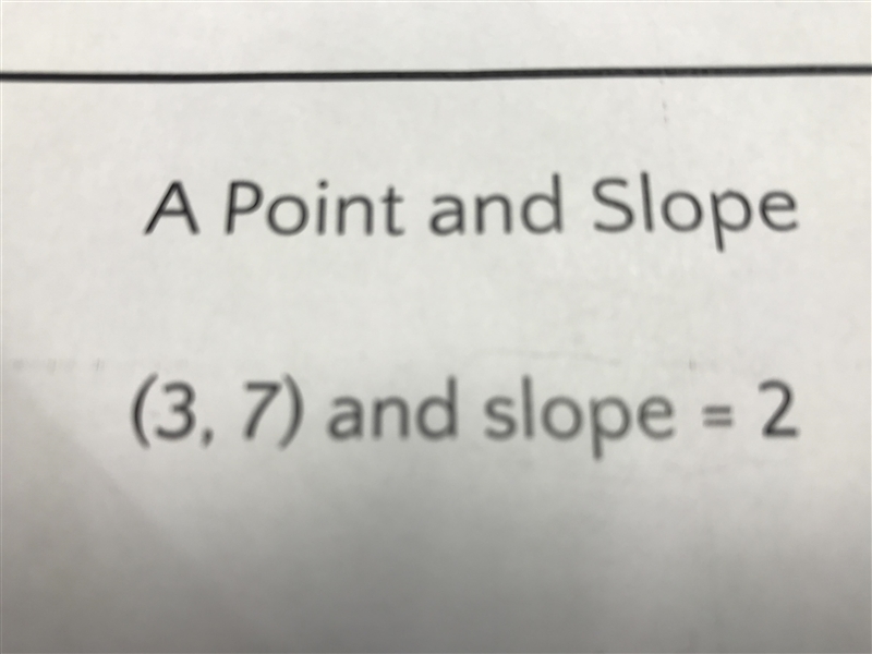 Can someone PLEASE answer this with work? please help me find the y intercept-example-1