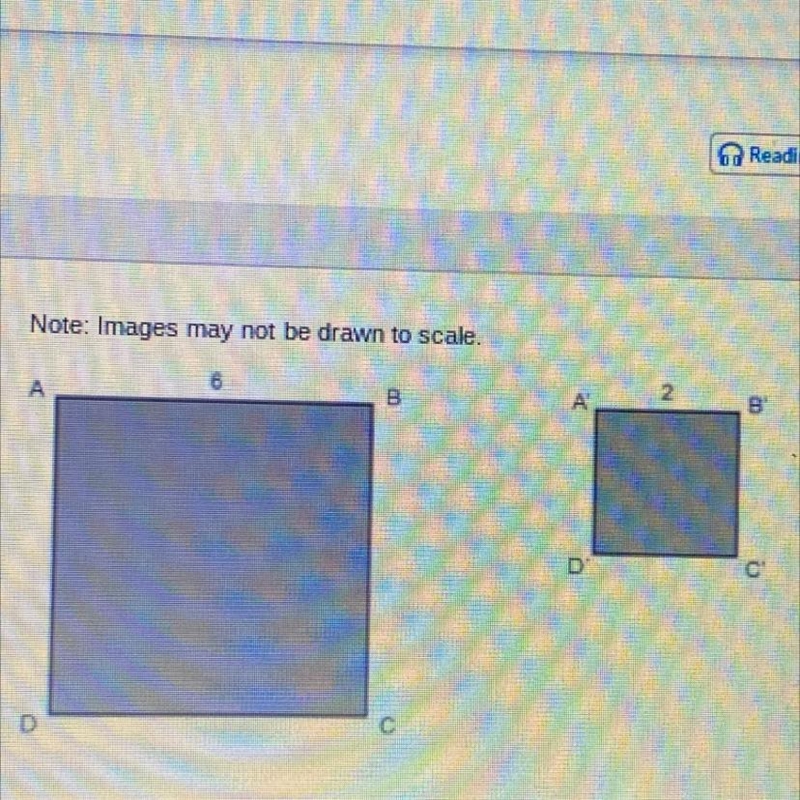 PLEASE HELP ASAP :)) Square A'B'C'D' sa dilation of square ABCD What is the seale-example-1