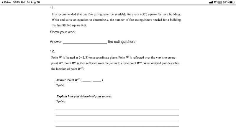 Can somebody help me with questions 11 and 12 I’ll appreciate it!-example-1